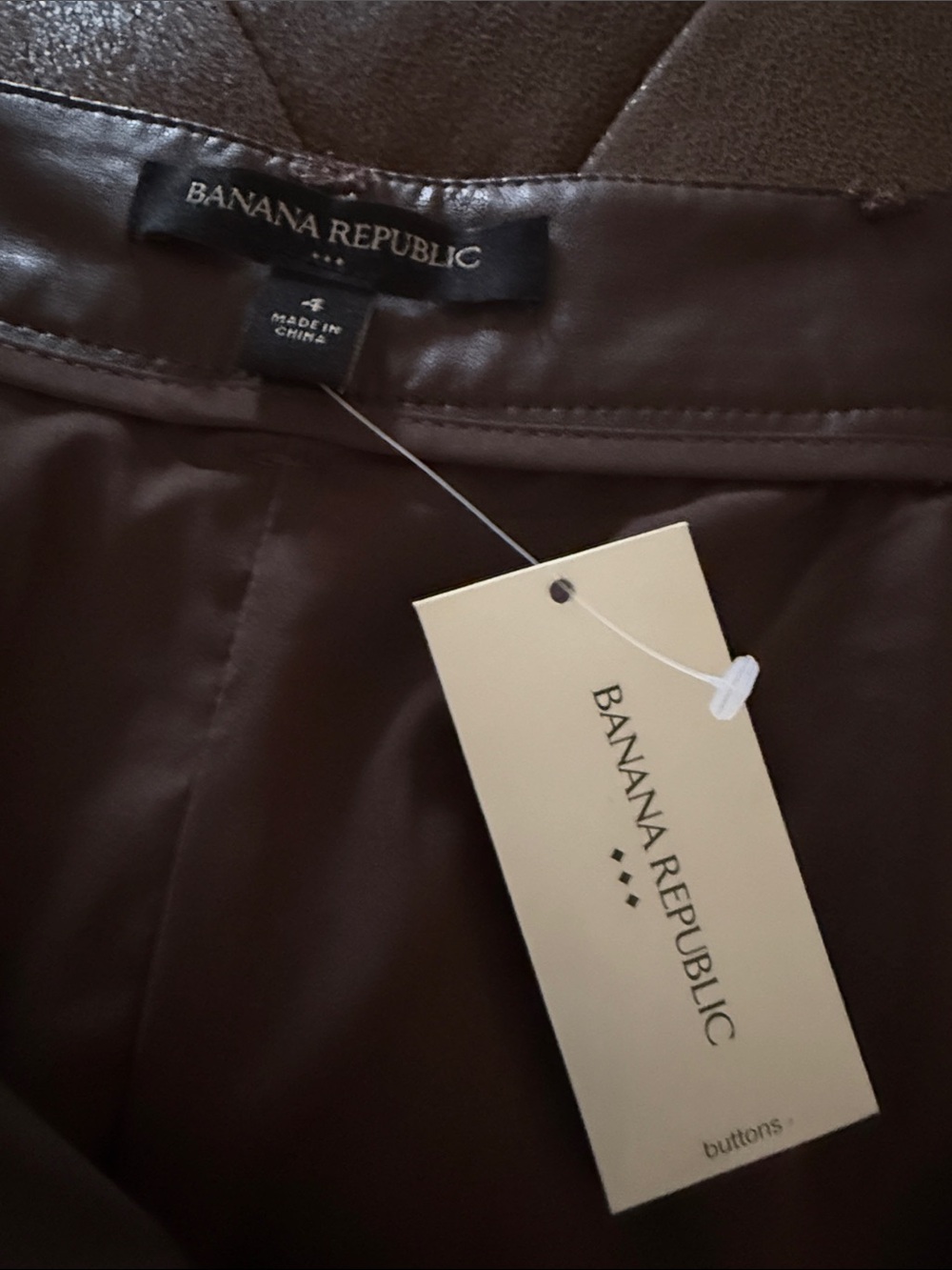 Banana Republic Brown Button-Front Maxi Skirt - Picture 3 of 3